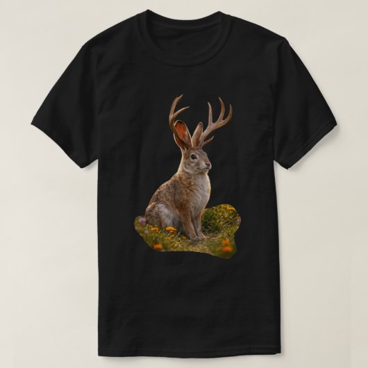 Jackalope  tシャツ (デザイン正面)