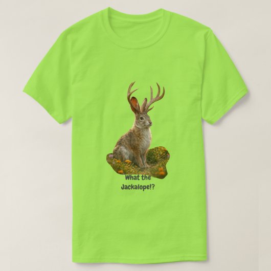 Jackalope  tシャツ (デザイン正面)