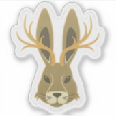 Jackalope, Vinyl Sticker シール (正面)
