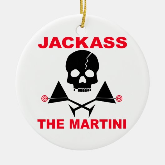 JACKASS マティーニ オーナメント (正面)