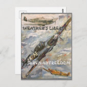 JackClaripsモットー付きコレクター葉書 ポストカード (正面/裏面)