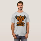 JACKED O LANTERN - おもしろハロウィン Tシャツ (正面フル)