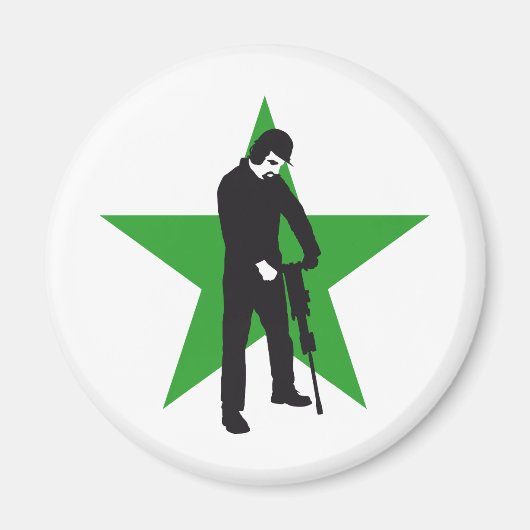 jackhammer worker マグネット (正面)