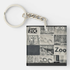 JackHoganArt B&W keyring キーホルダー