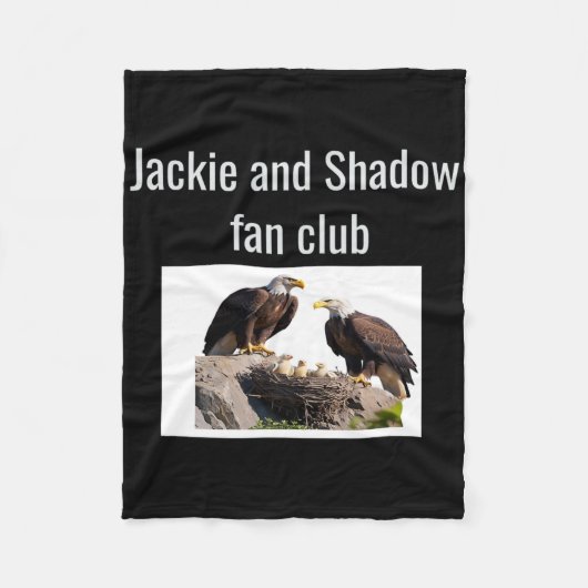 JackieとShadowのファンクラブ イーグルス _1 フリースブランケット (正面)