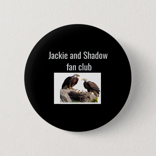 Jackie And Shadow ファンクラブ イーグルス _1 缶バッジ (正面)