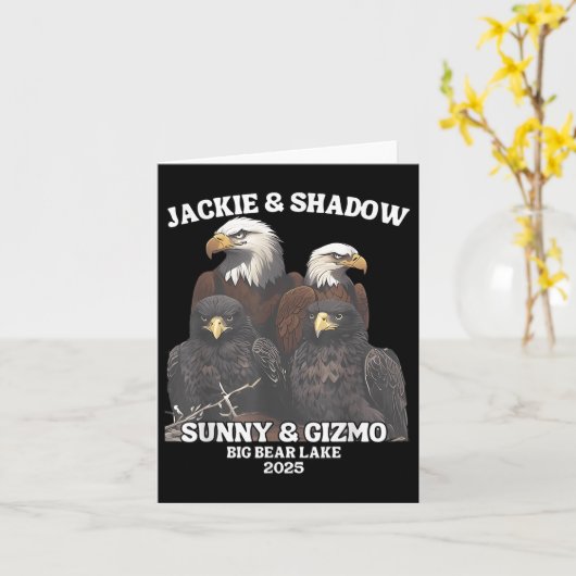 Jackie And Shadow Sunny And Gizmo Big Bear Lake 20 カード (黄色い花)
