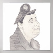 Jackie Gleason Caricature Poster ポスター (正面)