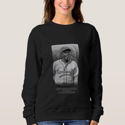Jackie Robinson_Baseball_030 スウェットシャツ (正面)