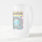 jackieHATTEN.com フロストグラスビールジョッキ (正面右)