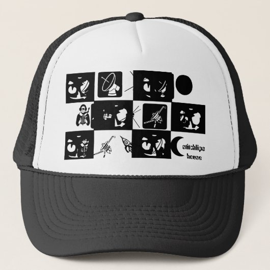 Jackolantern及びエイリアンのデザイン キャップ (正面)