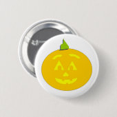 Jackolantern幸せなハロウィンボタン 缶バッジ (正面&裏面)