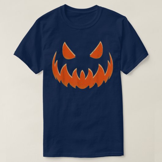 Jackolantern Men Women Kids Pumpkin Scary Hallowe Tシャツ (デザイン正面)
