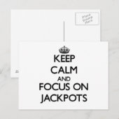 Jackpots保に集中 ポストカード (正面/裏面)