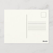 Jackrabbit in Desert Brush Southwestern ポストカード (裏面)