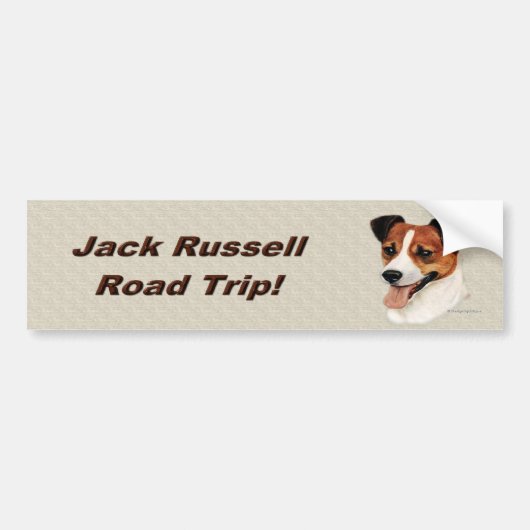 jackrussell2_bumpersticker バンパーステッカー (正面)