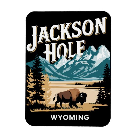 Jackson Hole マグネット (縦)