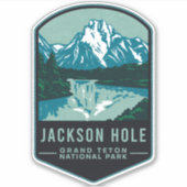 Jackson Hole Grand Teton National Park シール (正面)