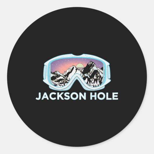 Jackson Hole Ski Design Jackson Hole  ラウンドシール (正面)