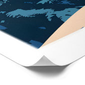 Jackson Hole Ski Poster - Wyoming 1 ポスター (角)