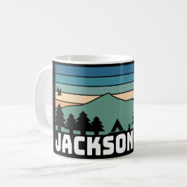 Jackson Hole WY Decal  Mug コーヒーマグカップ