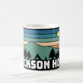 Jackson Hole WY Decal Mug コーヒーマグカップ (中央)