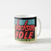 Jackson Hole WY Wildlife Mug コーヒーマグカップ (正面右)