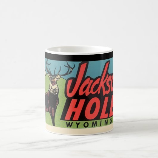 Jackson Hole WY Wildlife Mug コーヒーマグカップ (中央)