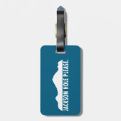 Jackson Hole Wyoming Please ラゲッジタグ (裏面縦)