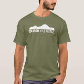 Jackson Hole Wyoming Please Tシャツ (正面)