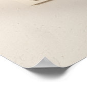 Jackson Modern Name Poster – Clean Minimal Typogra ポスター (角)