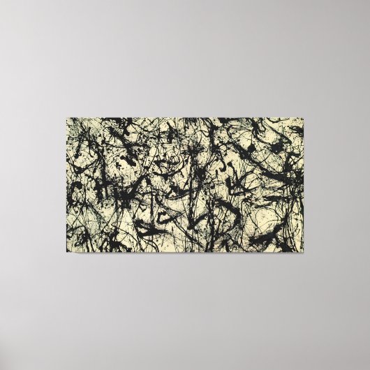 jackson pollock art キャンバスプリント (正面)
