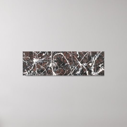 jackson pollock art キャンバスプリント (正面)