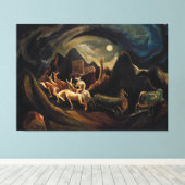 jackson pollock art キャンバスプリント (インサイチュ (ウッドフロア))