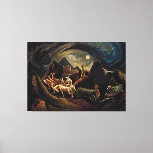 jackson pollock art キャンバスプリント (正面)