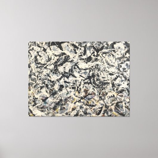 jackson pollock art キャンバスプリント (正面)