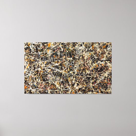 jackson pollock painting キャンバスプリント (正面)