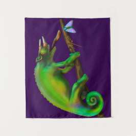 Jackson’s Chameleon Aiming  タペストリー