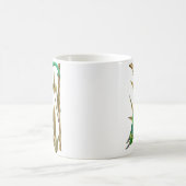 Jackson’s chameleon hanging out in the bamboo コーヒーマグカップ (中央)