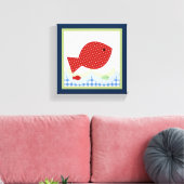 Jackson//Whale/Fish Canvas Print キャンバスプリント (インサイチュ (リビング))