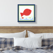 Jackson//Whale/Fish Canvas Print キャンバスプリント (インサイチュ (寝室))