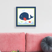 Jackson//Whale/Fish Canvas Print キャンバスプリント (インサイチュ (リビング))