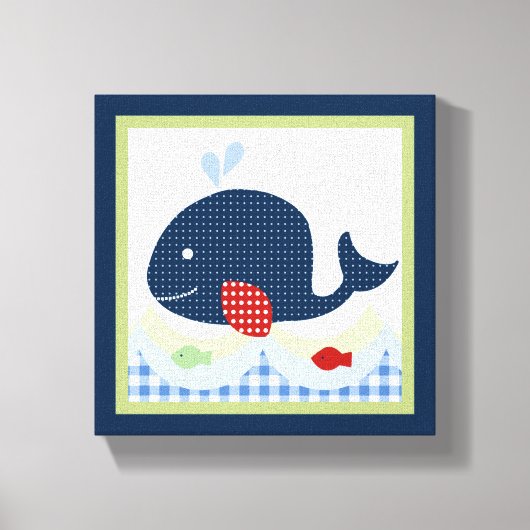 Jackson//Whale/Fish Canvas Print キャンバスプリント (正面)