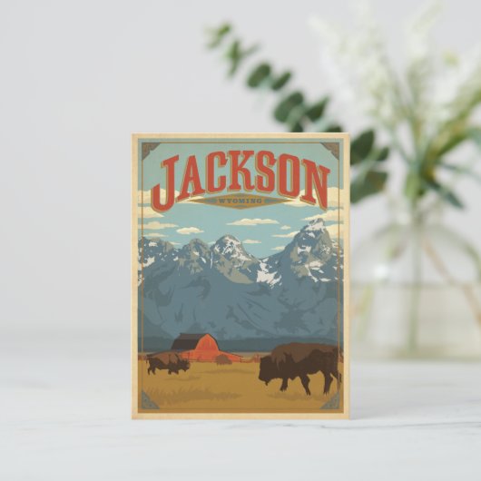 Jackson, WY ポストカード (スタンド正面)