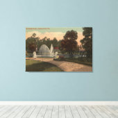 Jacksonville, FL – リバーサイドのビュー キャンバスプリント (インサイチュ (ウッドフロア))