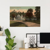 Jacksonville, FL – リバーサイドのビュー ポスター (ホームオフィス)