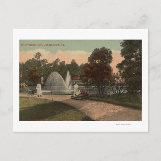 Jacksonville, FL – リバーサイドのビュー ポストカード (正面)