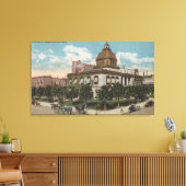 Jacksonville, Florida – 市外図 キャンバスプリント (インサイチュ (リビング))