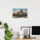 Jacksonville, Florida – 市外図 ポスター (ホームオフィス)