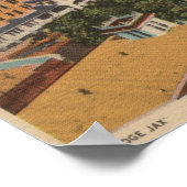 Jacksonville, Florida - Aerial View of Hemming ポスター (角)